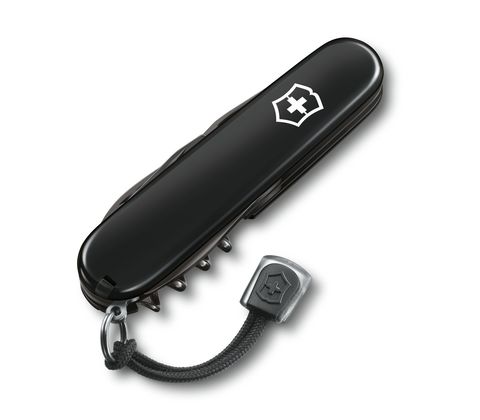 Нож Victorinox Spartan, 91 мм, 12 функций, черный (1.3603.31P)