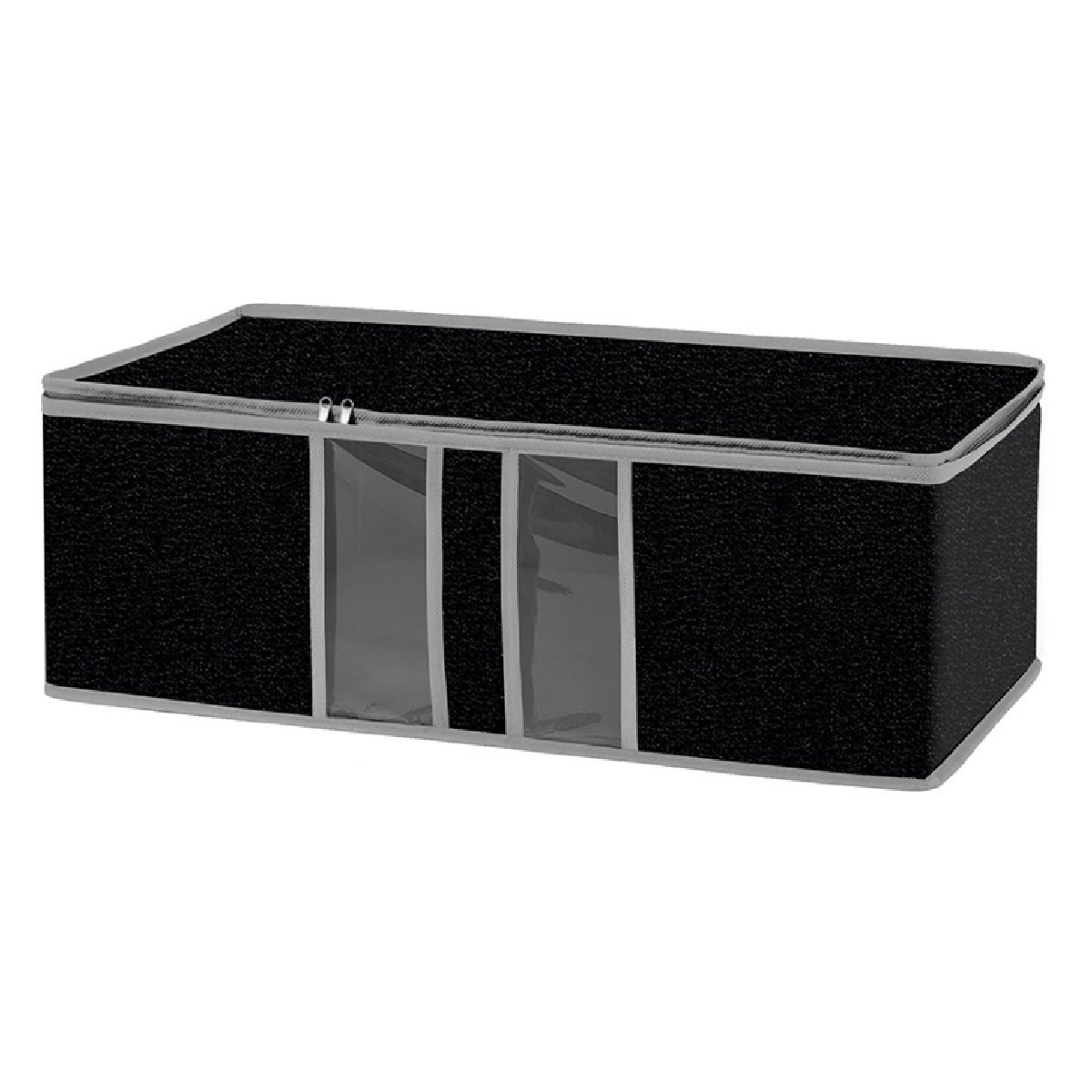 Ящик текстильный для хранения вещей Black 60x30x20 см (312616)