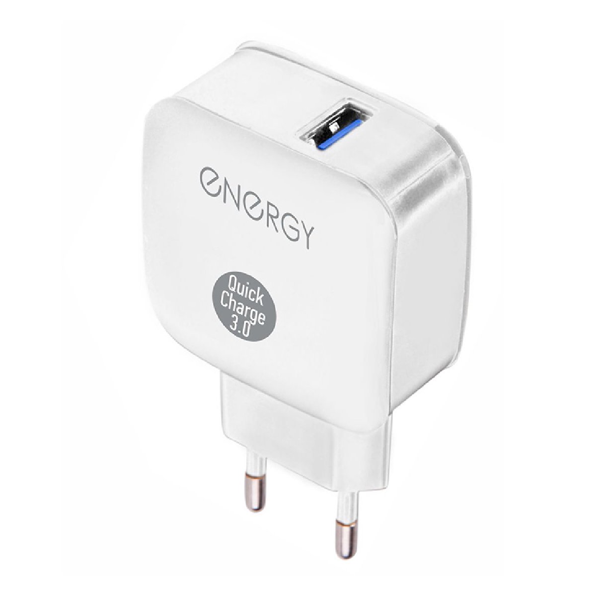 Сетевое зарядное устройство Energy ЕТ-15, Q3.0, цвет-белый (100300)