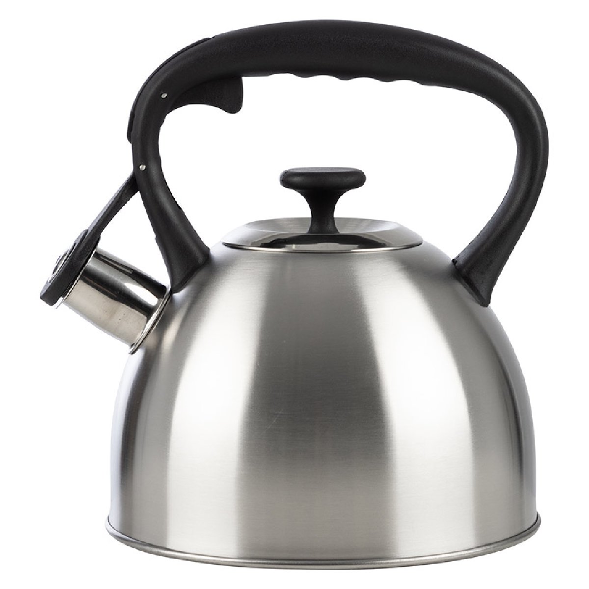 Чайник POESIA объем 2,5 л из нержавеющей стали со свистком, матовый (985617)