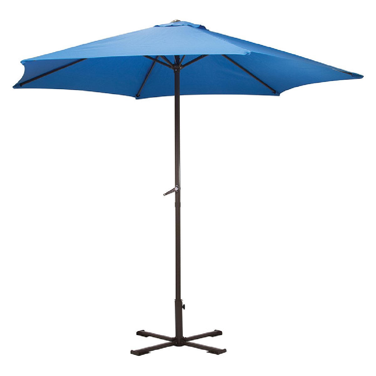 Зонт садовый GU-03 (синий) с крестообразным основанием (093008)