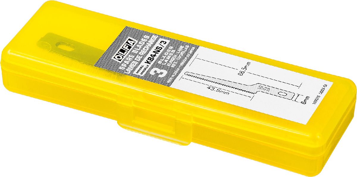 Пильные лезвия OLFA для ножа 6 мм (OL-KB4-NS 3)