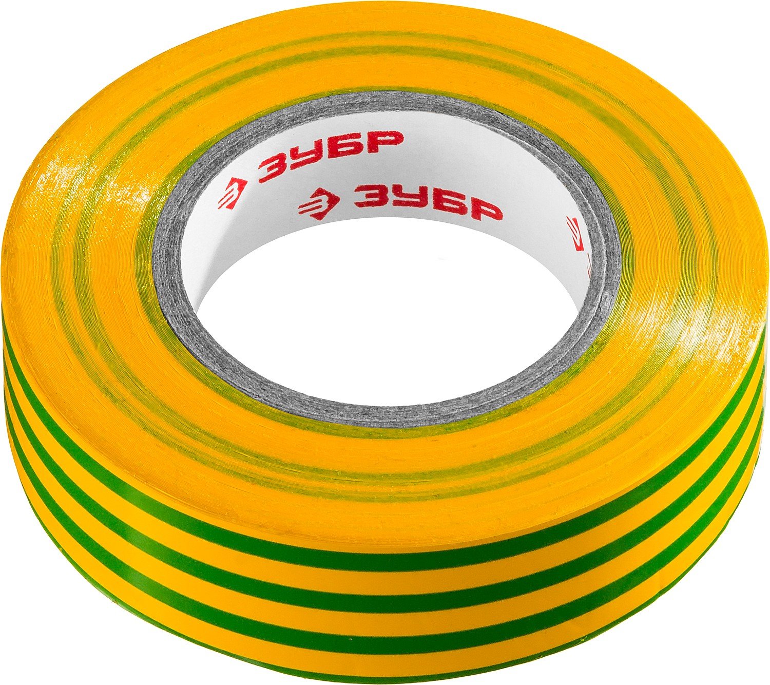 Изоляционная лента пвх ЗУБР Профессионал Электрик-20 15 мм х 20 м желто-зеленая (1234-6_z02)