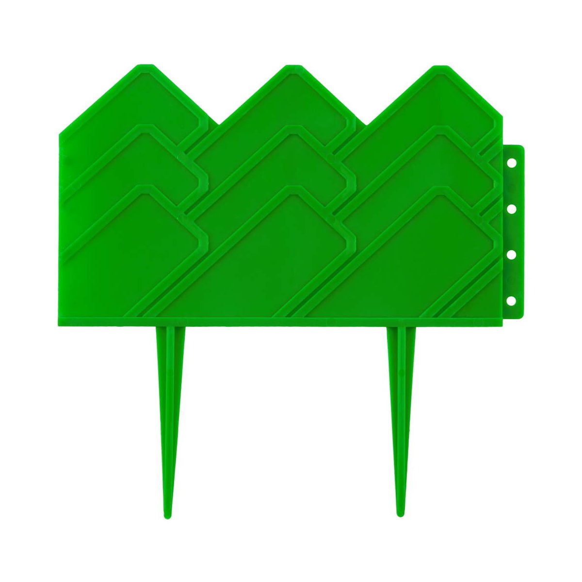Декоративный бордюр GRINDA 14х310 см, для клумб, зеленый (422221-G)