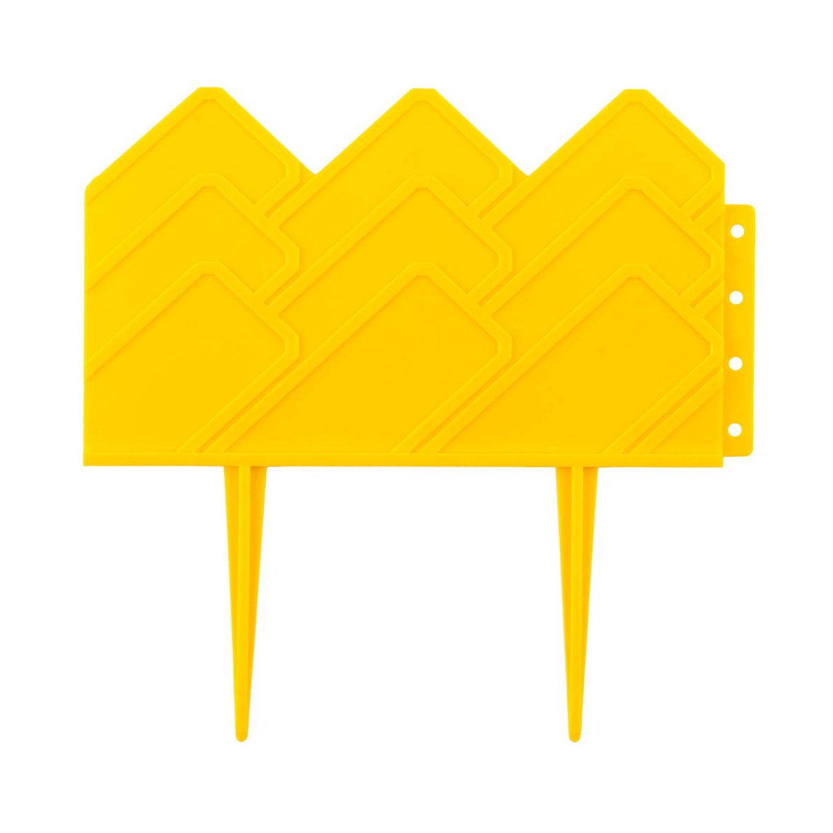 Декоративный бордюр GRINDA 14х310 см, для клумб, желтый (422221-Y)