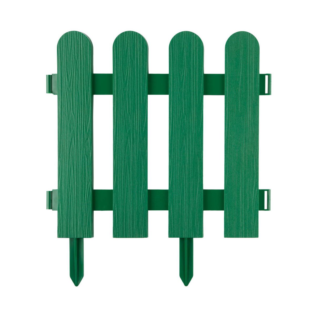 Декоративный забор GRINDA Штакетник 29х224 см, зеленый (422209-G)