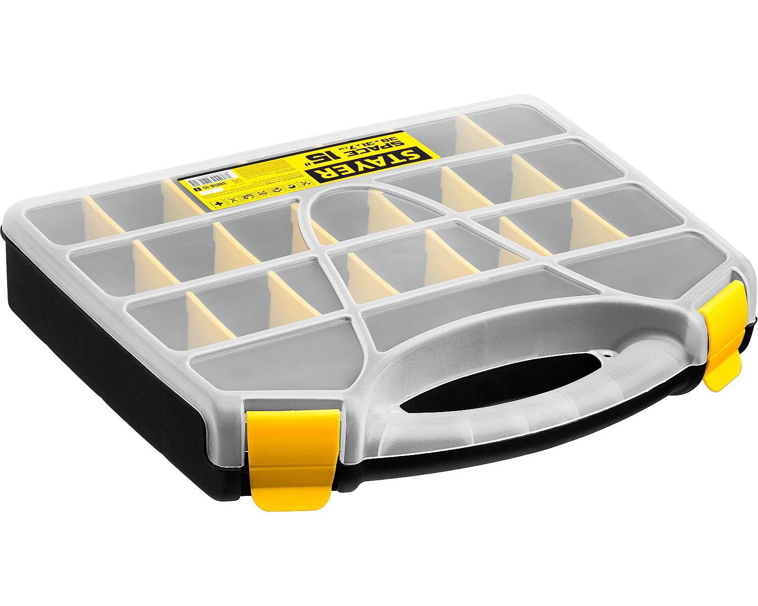 Пластиковый органайзер STAYER SPACE-15 380 х 310 х 60 мм (15 ) (38038-15_z01)