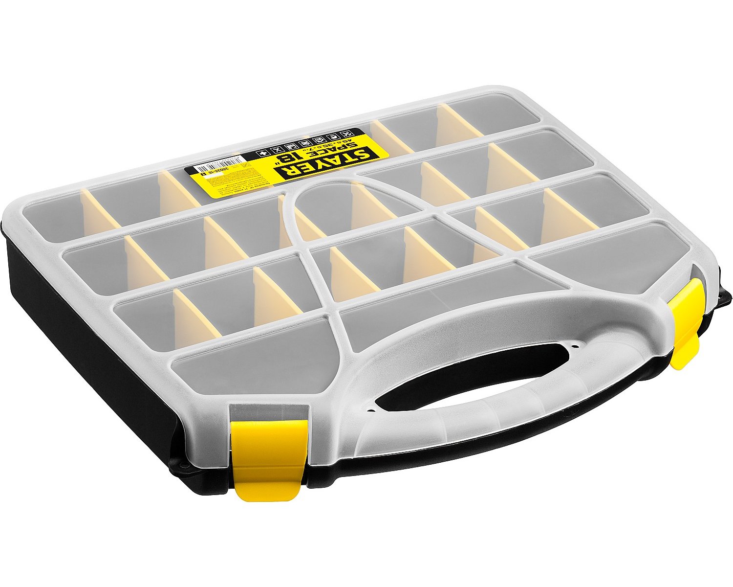 Пластиковый органайзер STAYER SPACE-18 460 х 365 х 70мм (18 ) (38038-18_z01)