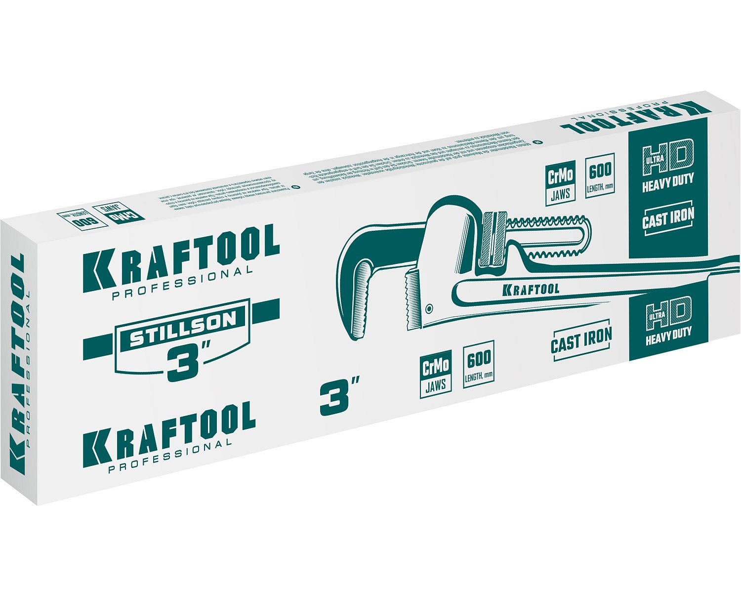 Трубный разводной ключ KRAFTOOL STILLSON 3 600 мм (2727-60)