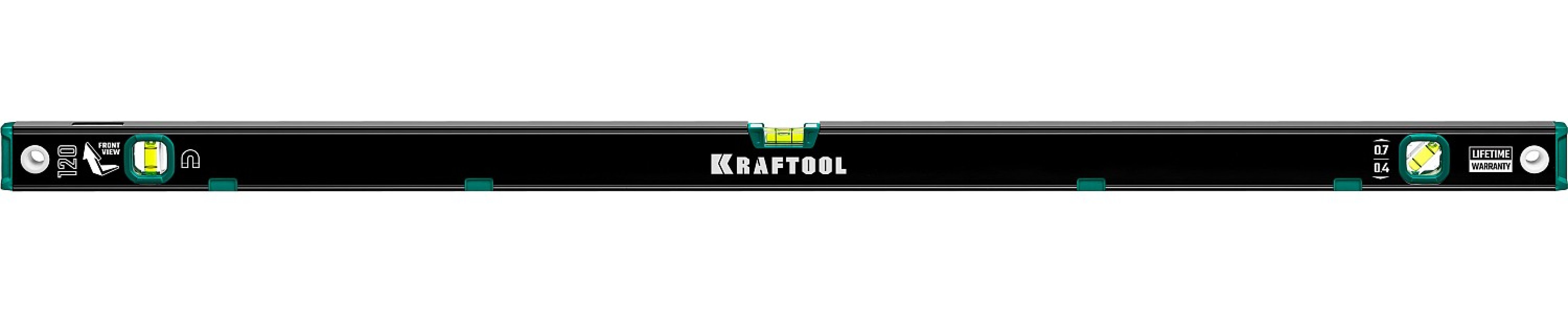 Магнитный уровень KRAFTOOL с зеркальным глазком 1200 мм (34785-120)