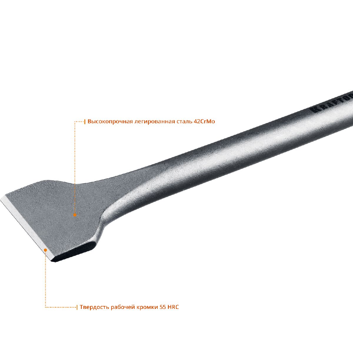 KRAFTOOL 400 мм, SDS-max, лопаточное зубило (29334-50-400_z01)