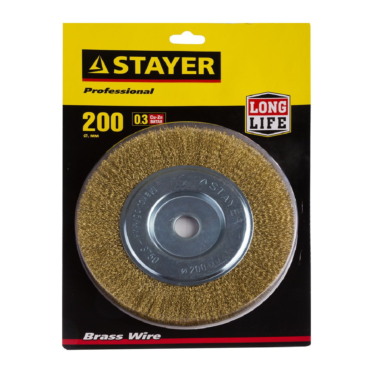 STAYER O 200 мм, щетка дисковая для УШМ (35122-200)