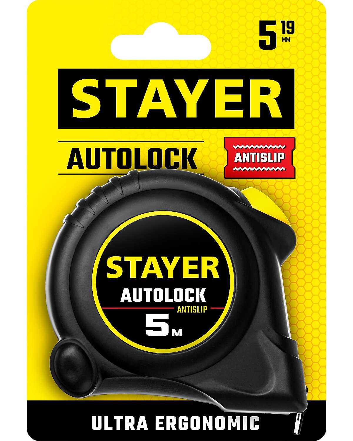 Рулетка с автостопом STAYER АutoLock 5м х 19мм (2-34126-05-19_z02)