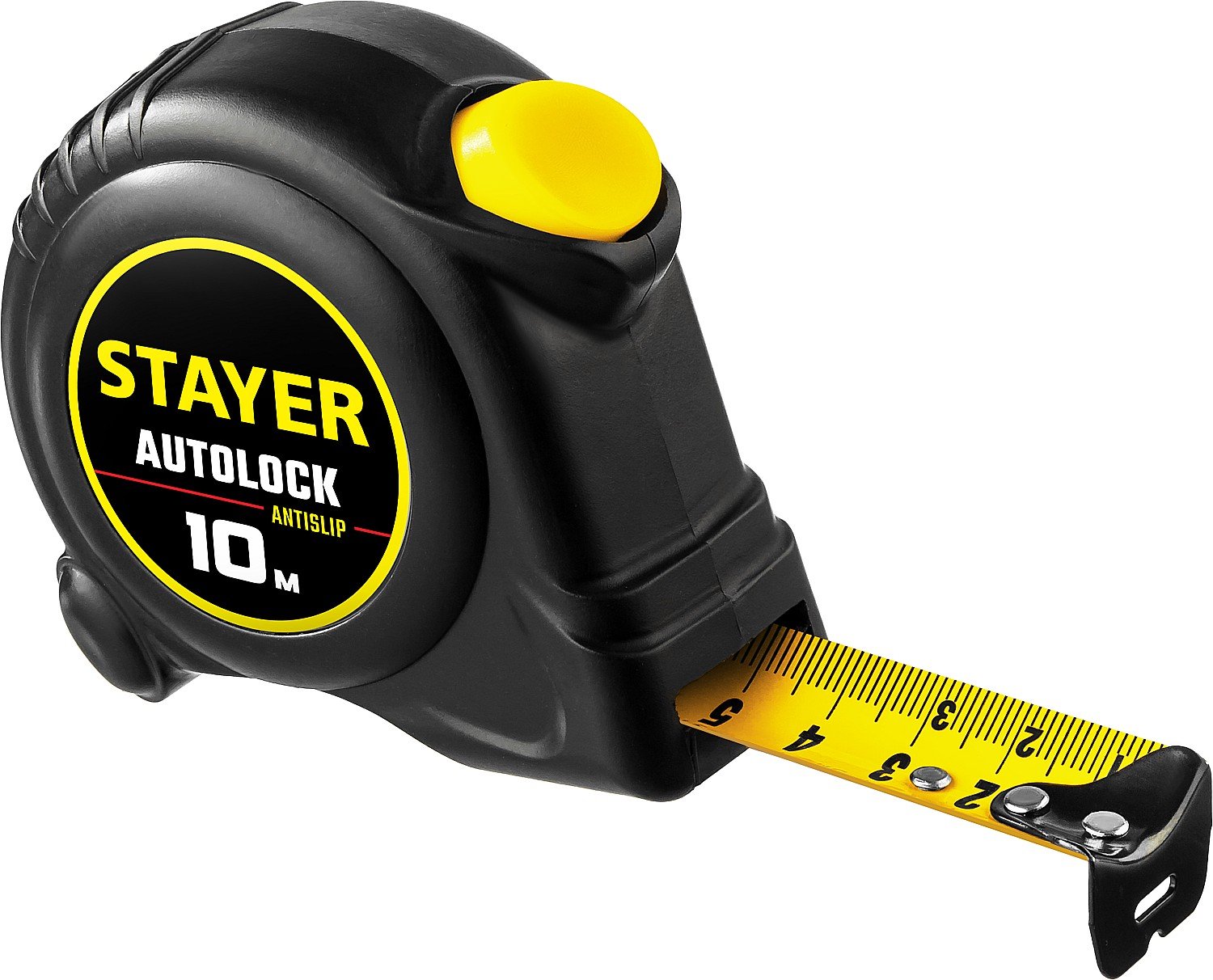 Рулетка с автостопом STAYER АutoLock 10м х 25мм (2-34126-10-25)