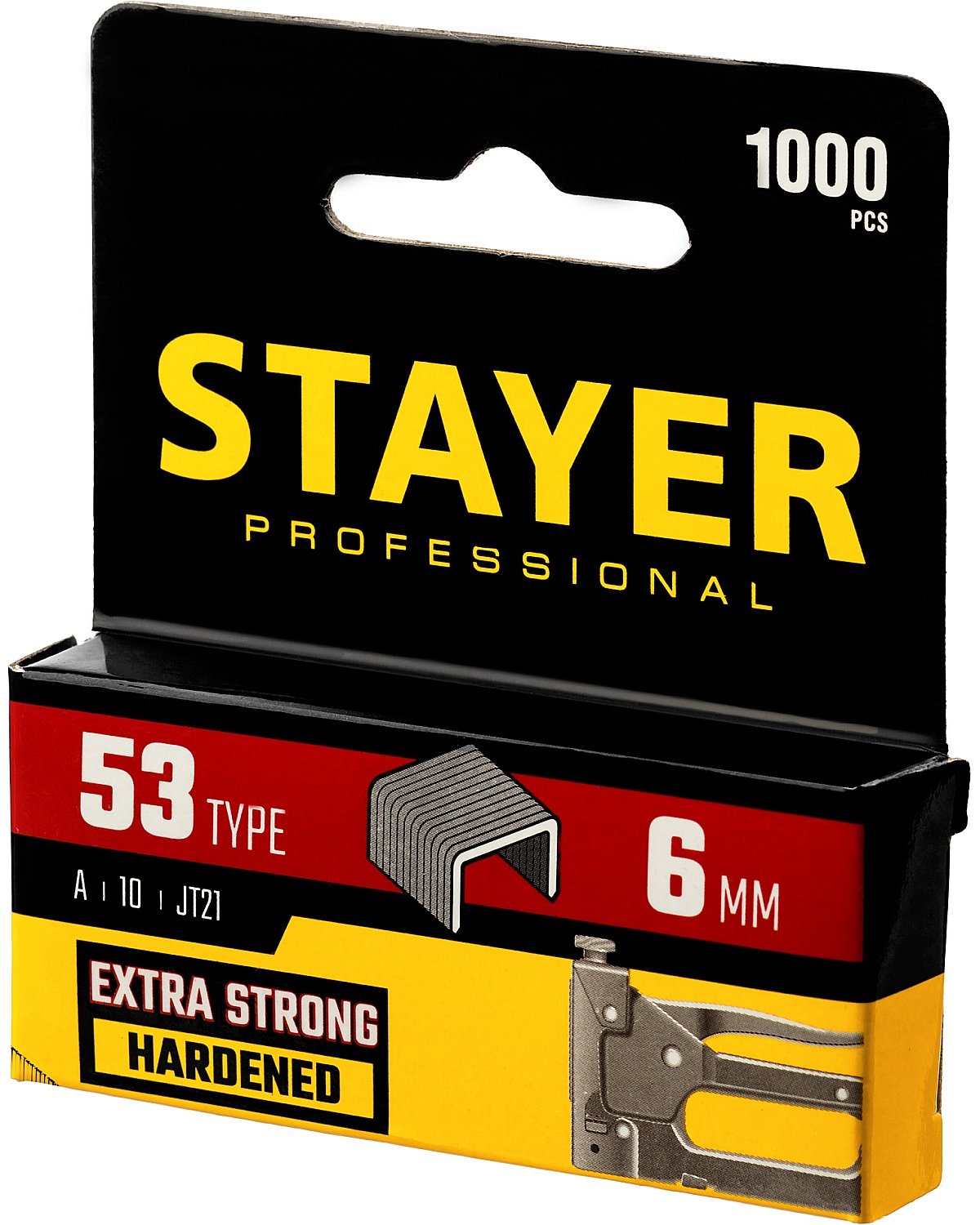 Скобы для степлера STAYER узкие тип 53 6 мм 1000 шт. (3159-06_z02)