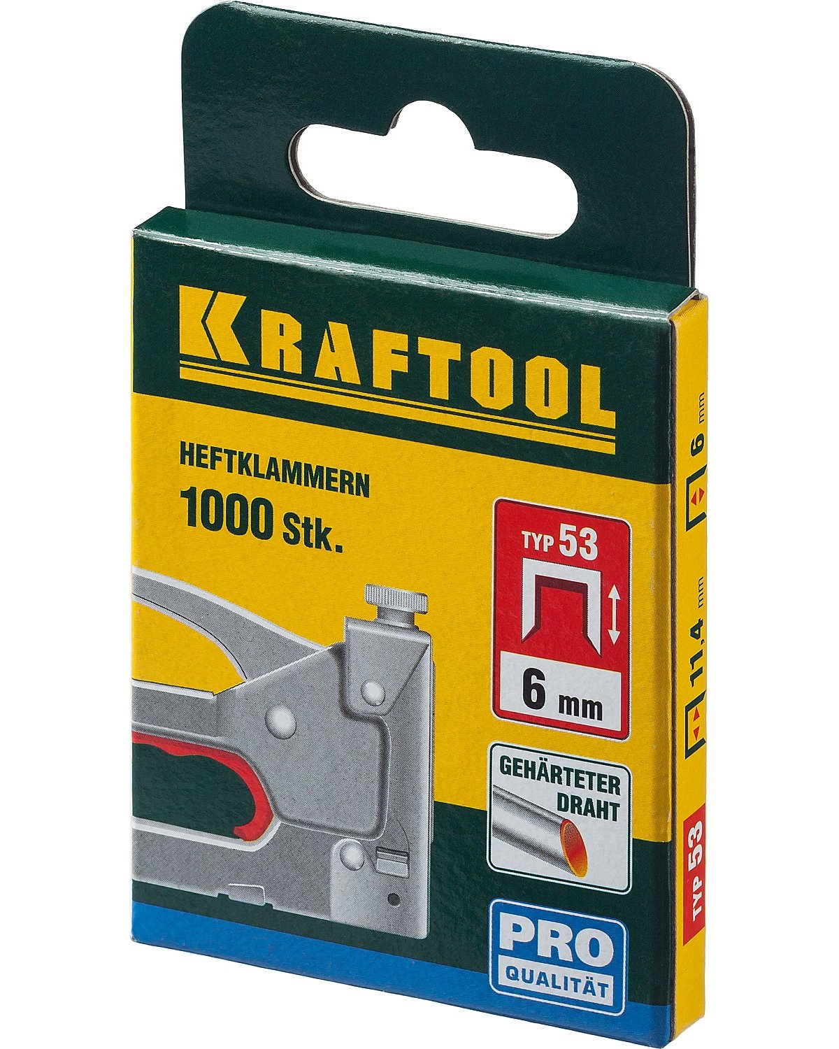 Скобы для степлера KRAFTOOL узкие тип 53 18 мм 1000 шт. (31670-18)