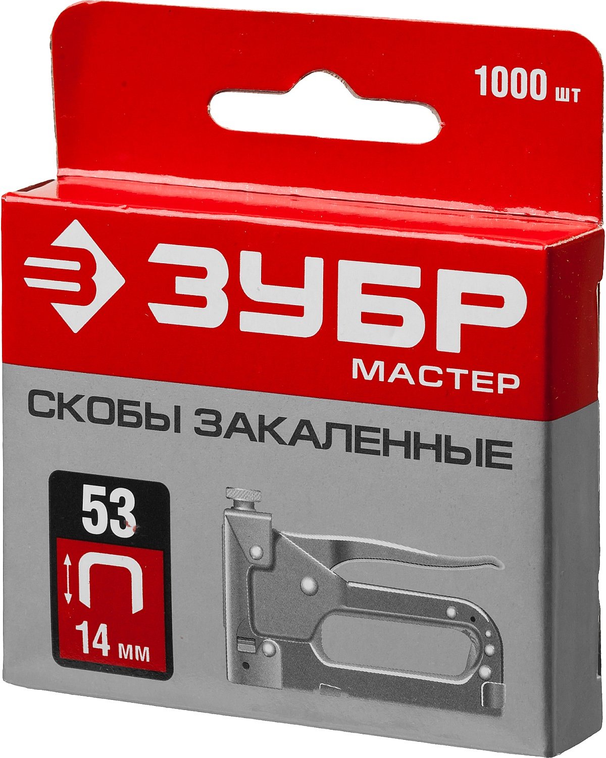 Узкие скобы для степлера ЗУБР тип 53 14 мм 1000 шт. (31625-14)