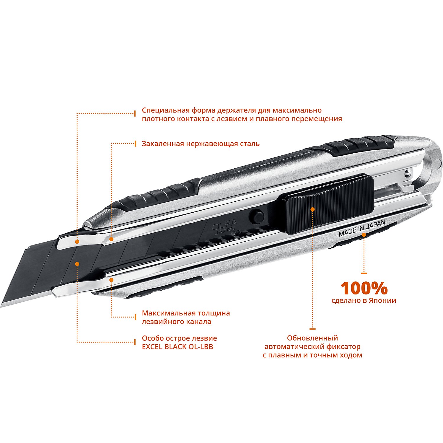 Нож OLFA X-design 18 мм (OL-MXP-AL)