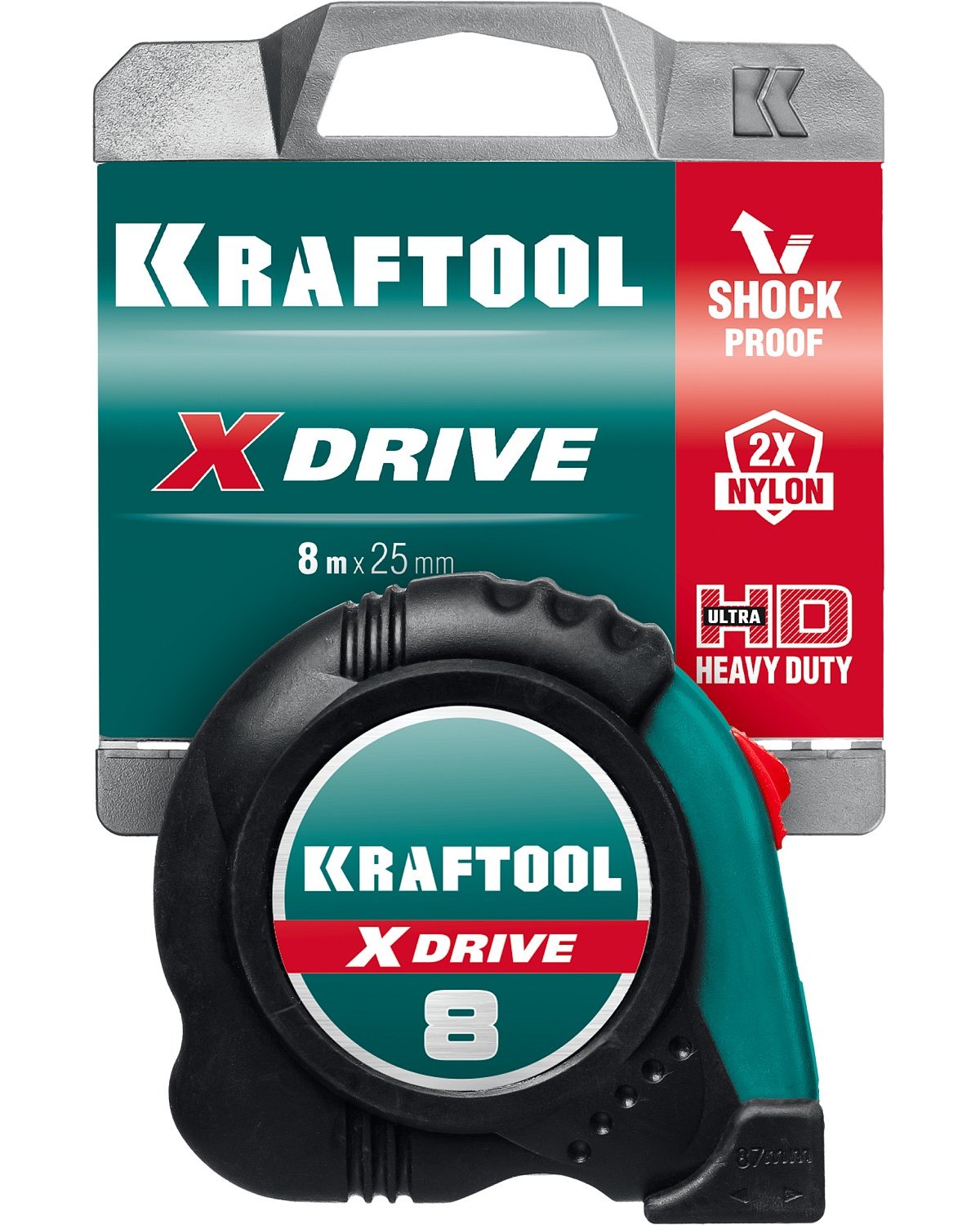 Рулетка KRAFTOOL X-Drive 8м х 25мм (34122-08_z02)