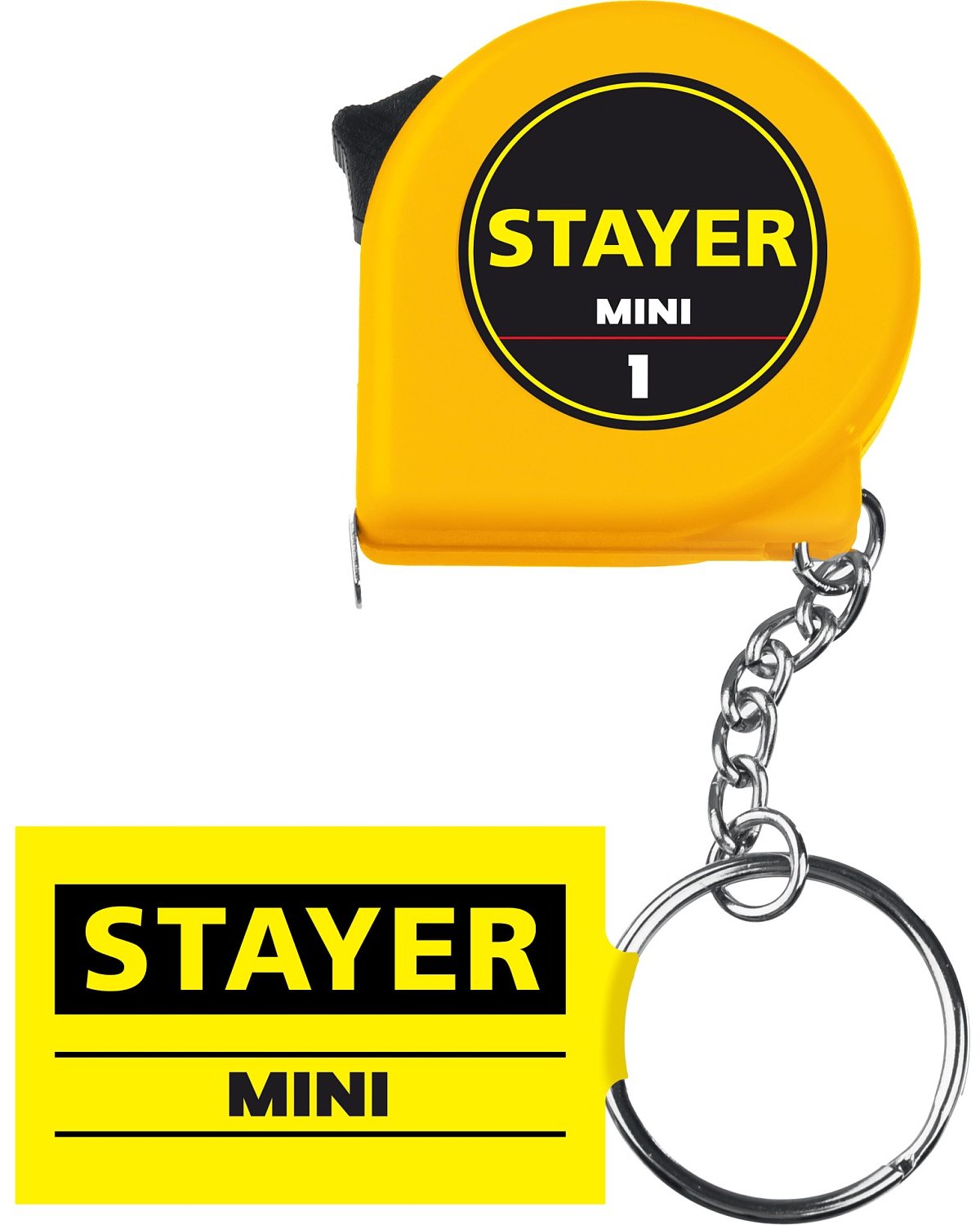 Рулетка-брелок STAYER Mini 1м х 6мм (34140-1_z02)