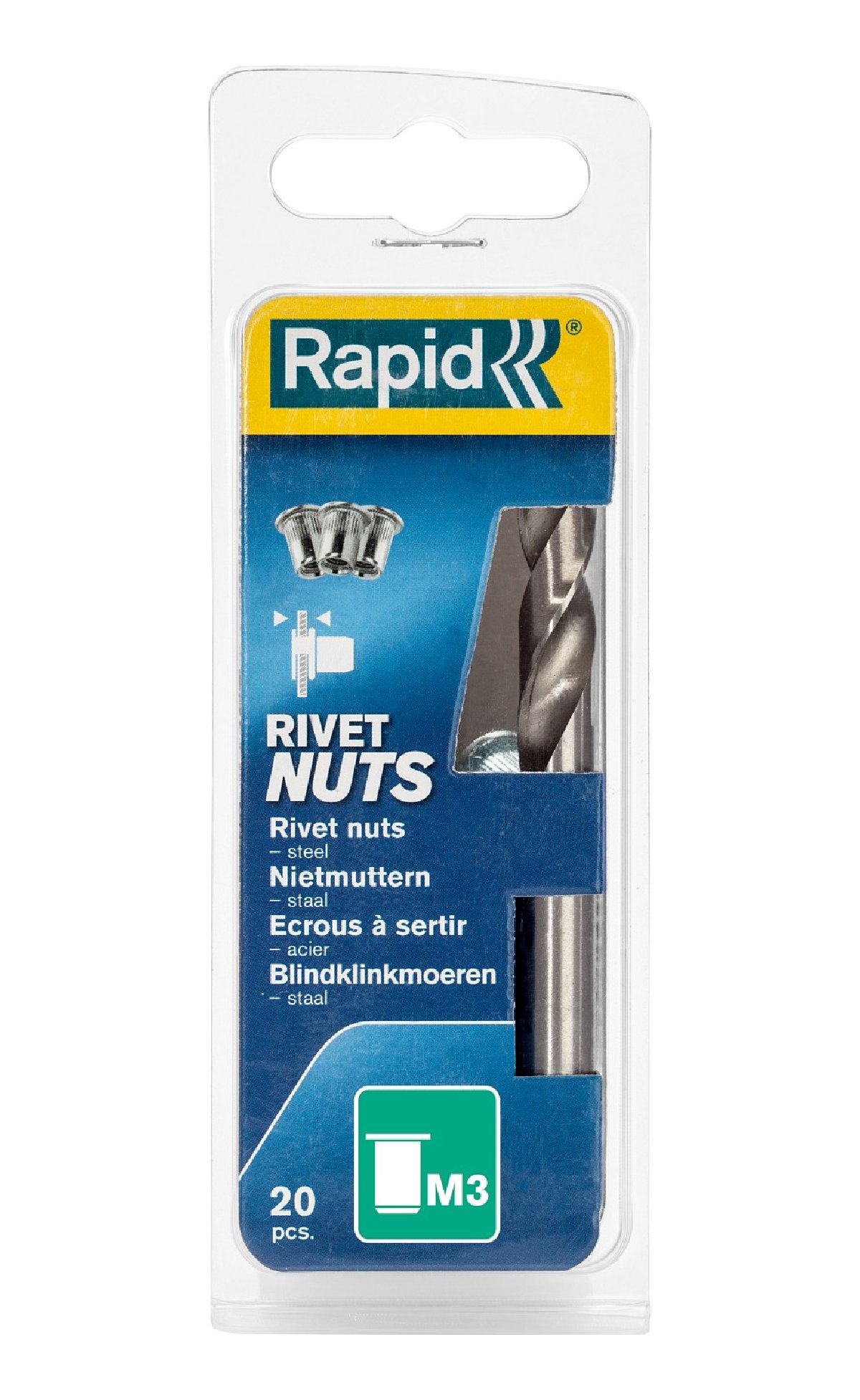 RAPID R Rivets заклепка резьбовая М3, 20 шт (5000670)