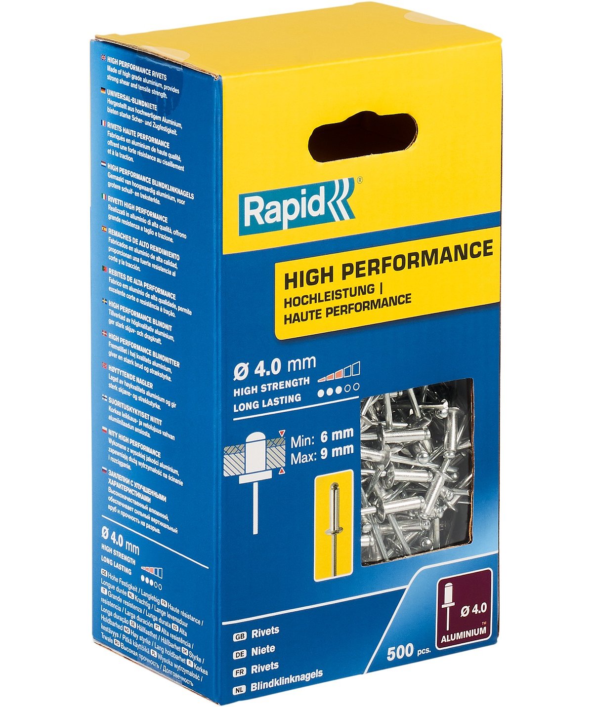 RAPID R High-performance-rivet    d4.0x12 , 500  (5001434)