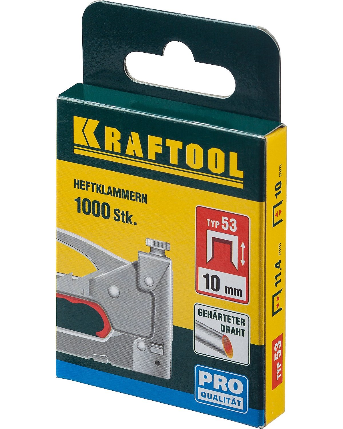 Скобы для степлера KRAFTOOL узкие тип 53 10 мм 1000 шт. (31670-10)