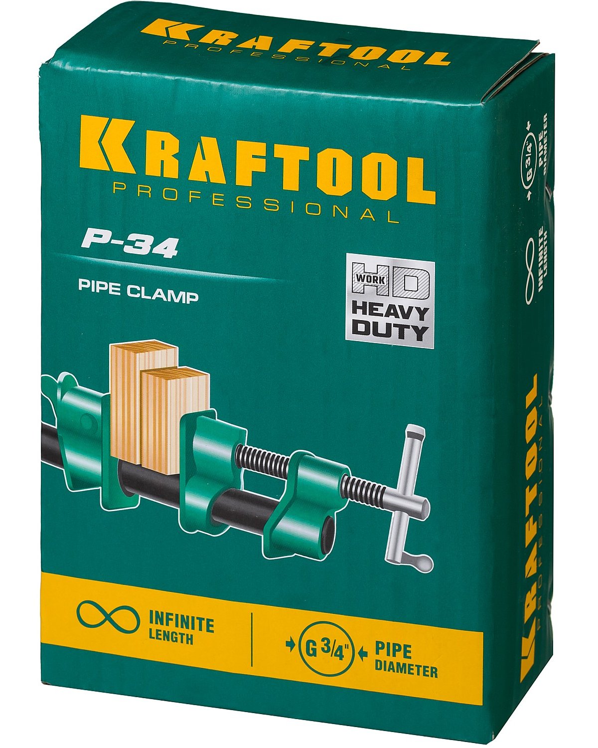 Трубная струбцина KRAFTOOL PC-34 3 4 (32302-1)