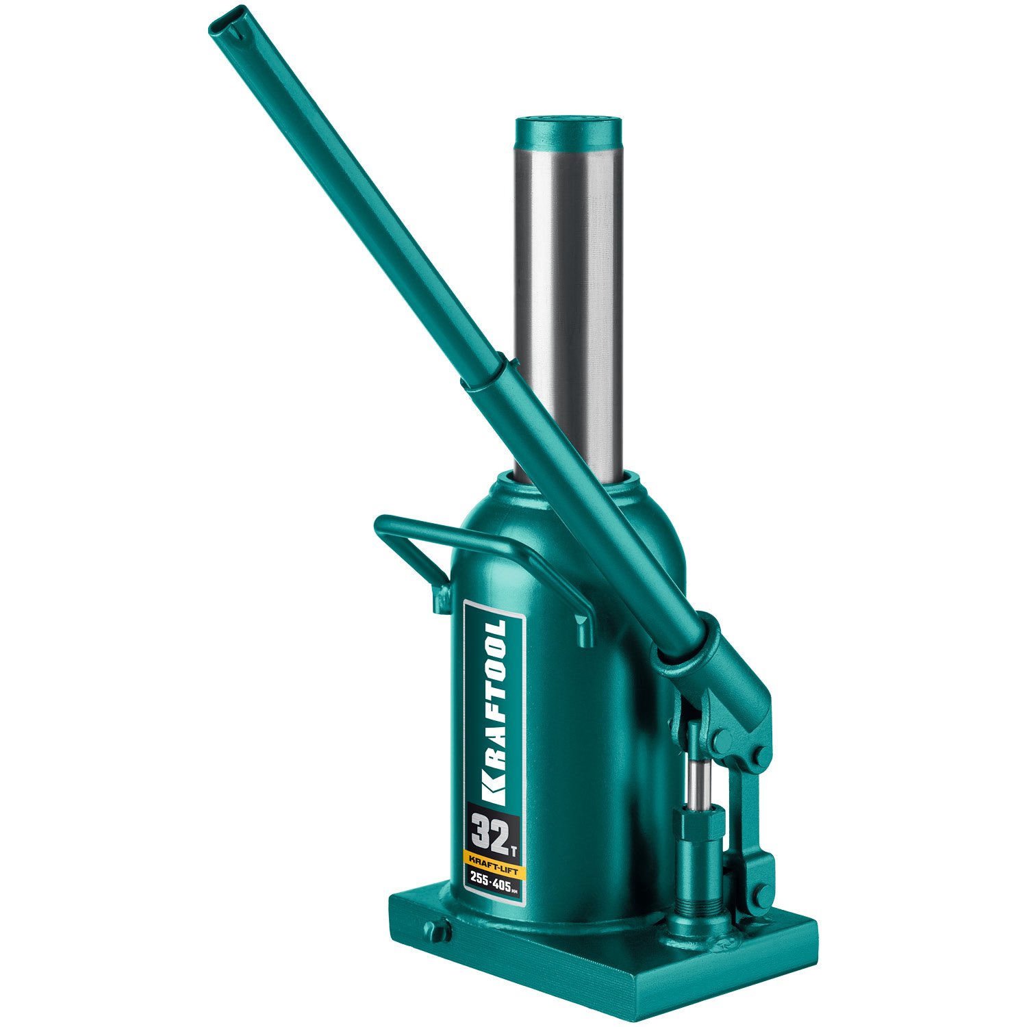 KRAFTOOL KRAFT-LIFT 32т, 255-405мм домкрат бутылочный гидравлический, KRAFT BODY (43462-32_z01)