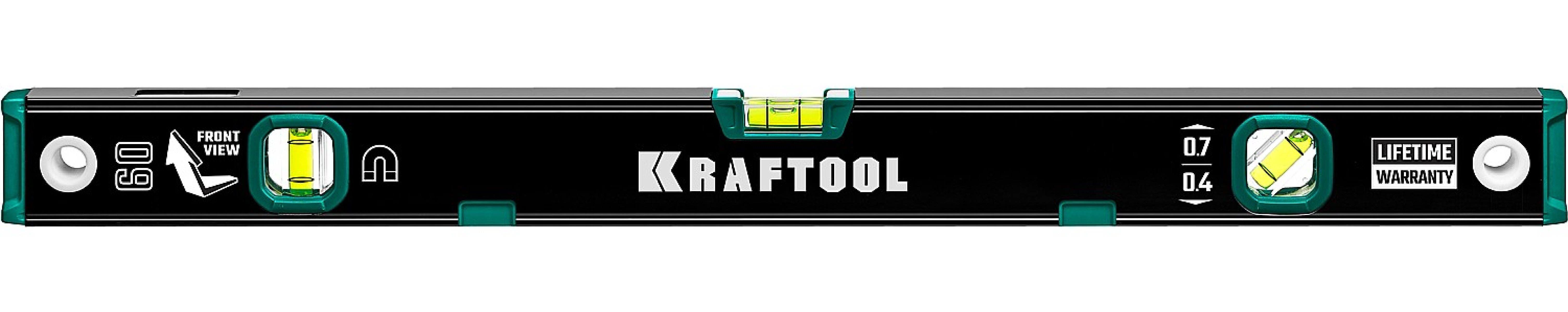 Магнитный уровень KRAFTOOL с зеркальным глазком 600 мм (34785-60)