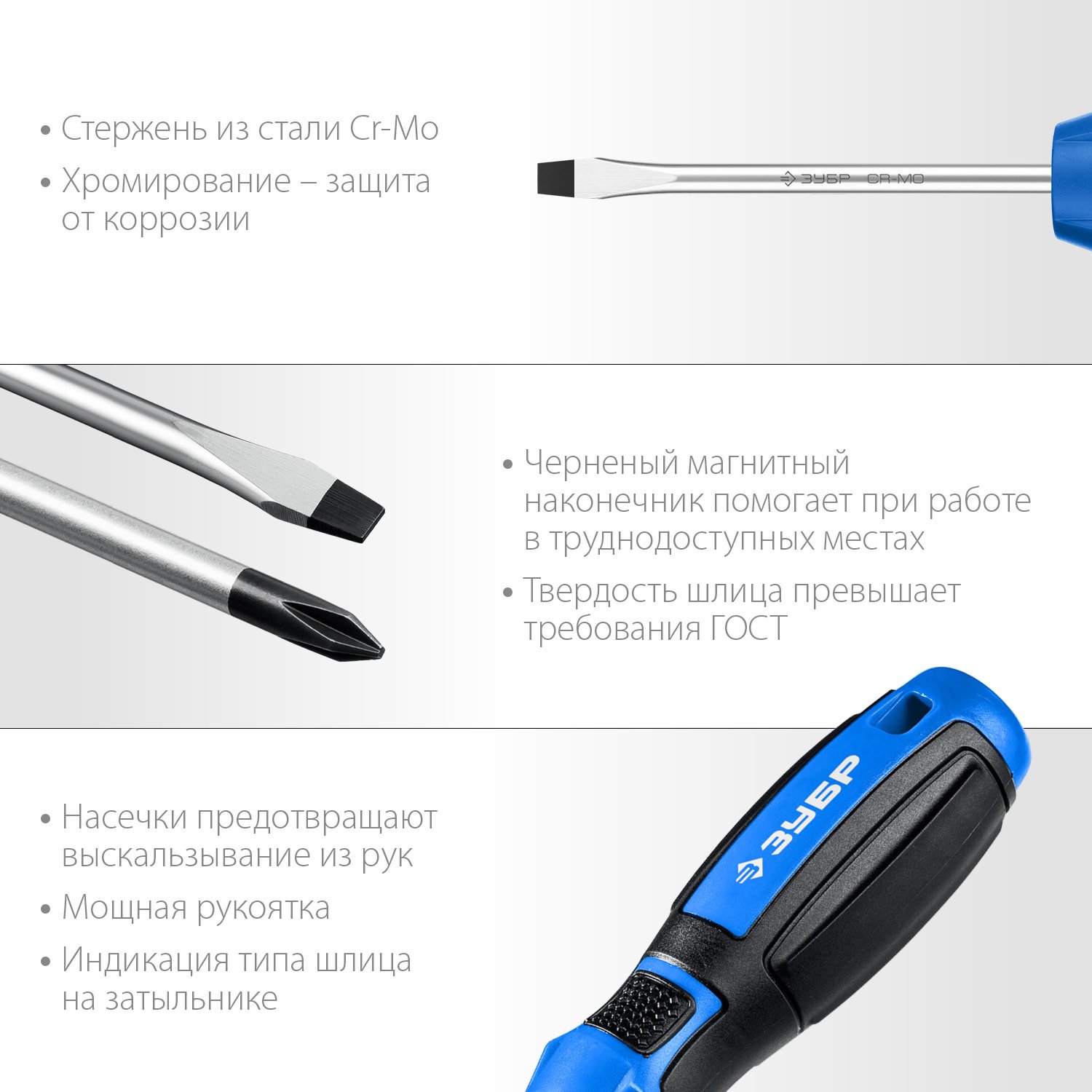 ЗУБР Профессионал-11 набор отверток 11 шт (25241)