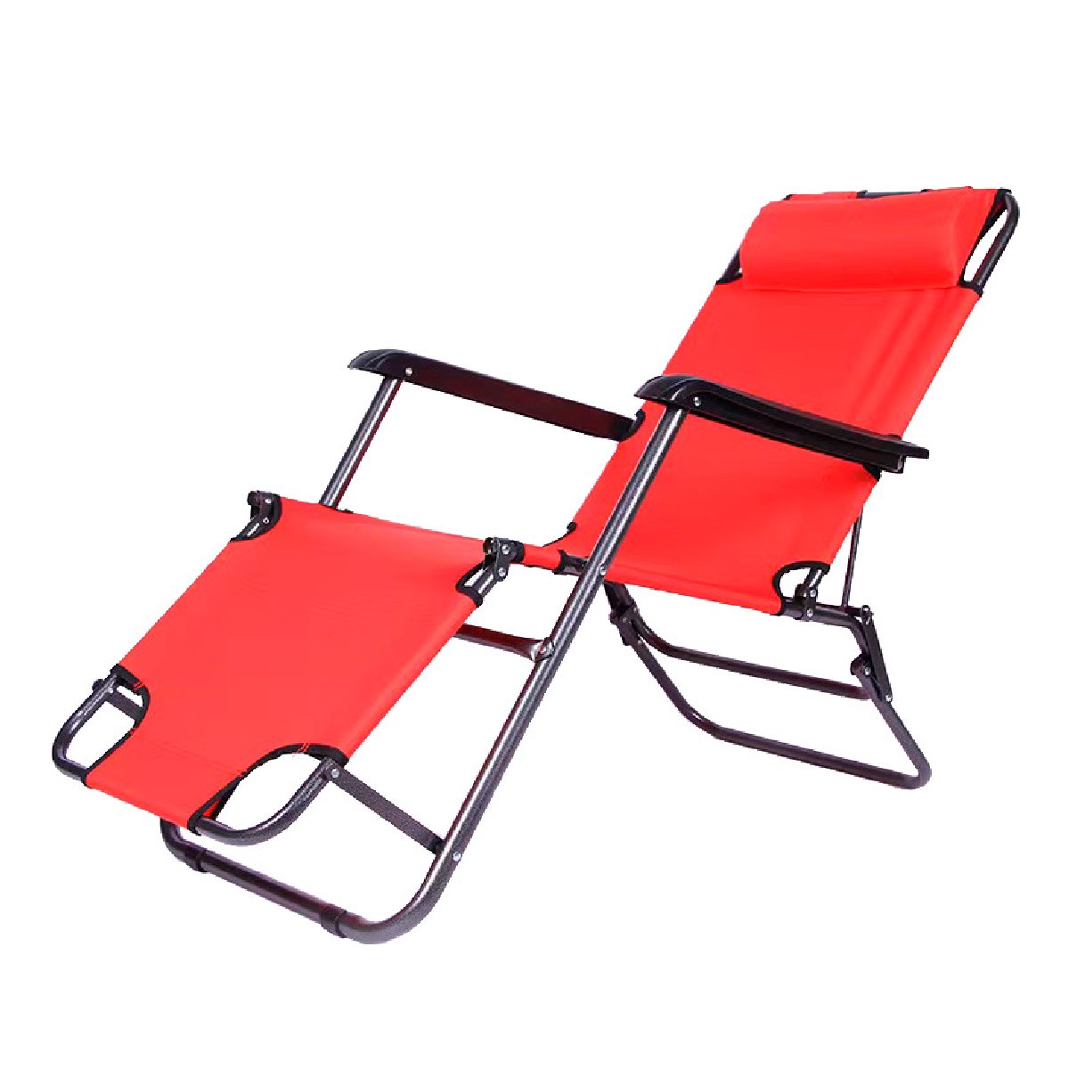 Кресло-шезлонг складное CHO-153 ECOS, красное (993135)