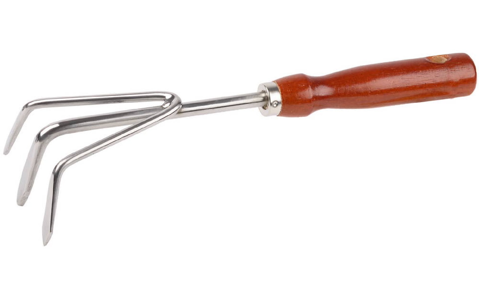 Рыхлитель GRINDA 280 мм, 3 зубца, нержавеющая сталь, деревянная ручка (8-421143_z01)