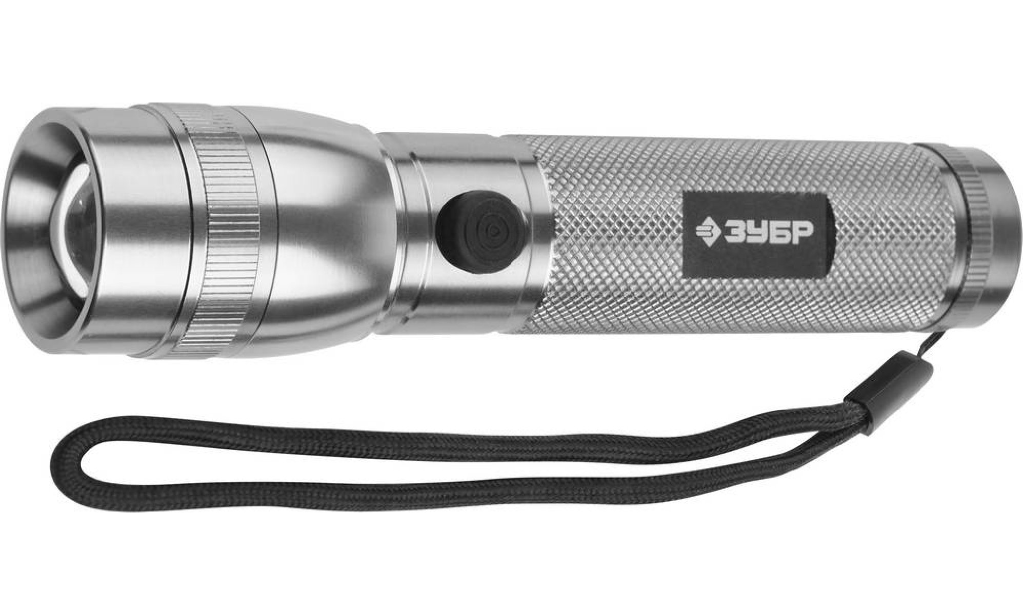 Светодиодный фонарь ЗУБР в аллюминиевом корпусе 3 Вт 120лм 3xAAA (56202-S)