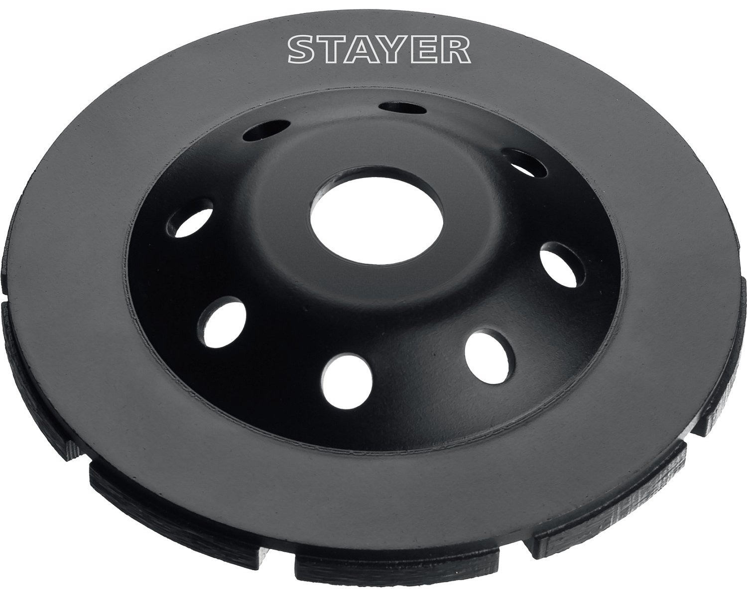 Двухрядная алмазная чашка STAYER Double d 125 мм, (33381-125_z01)