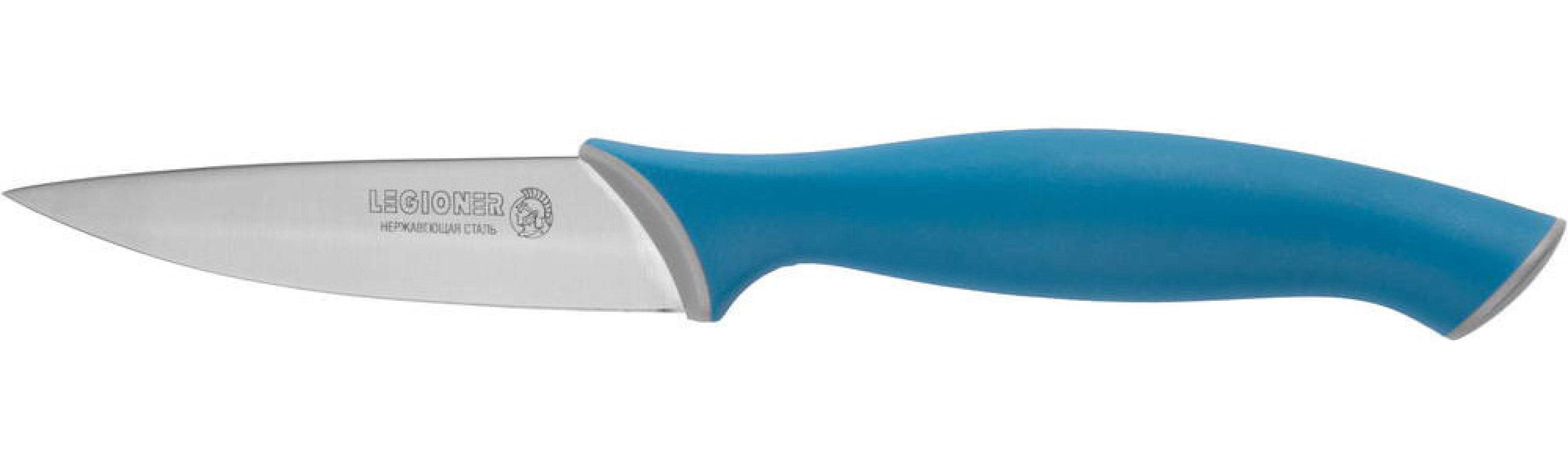 Овощной нож LEGIONER Italica 90 мм нержавеющее лезвие эргономичная рукоятка (47965)