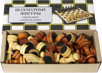 Фигуры шахматные Орловская ладья деревянные Р-7 Обиходные лакированные