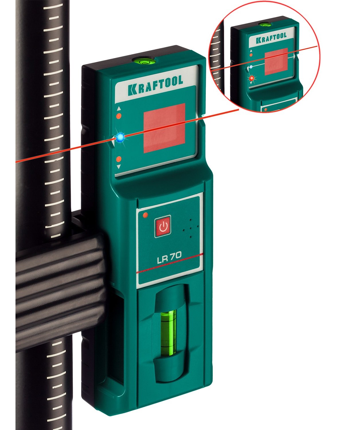 Детектор для линейного нивелира KRAFTOOL LR 70 (34607)