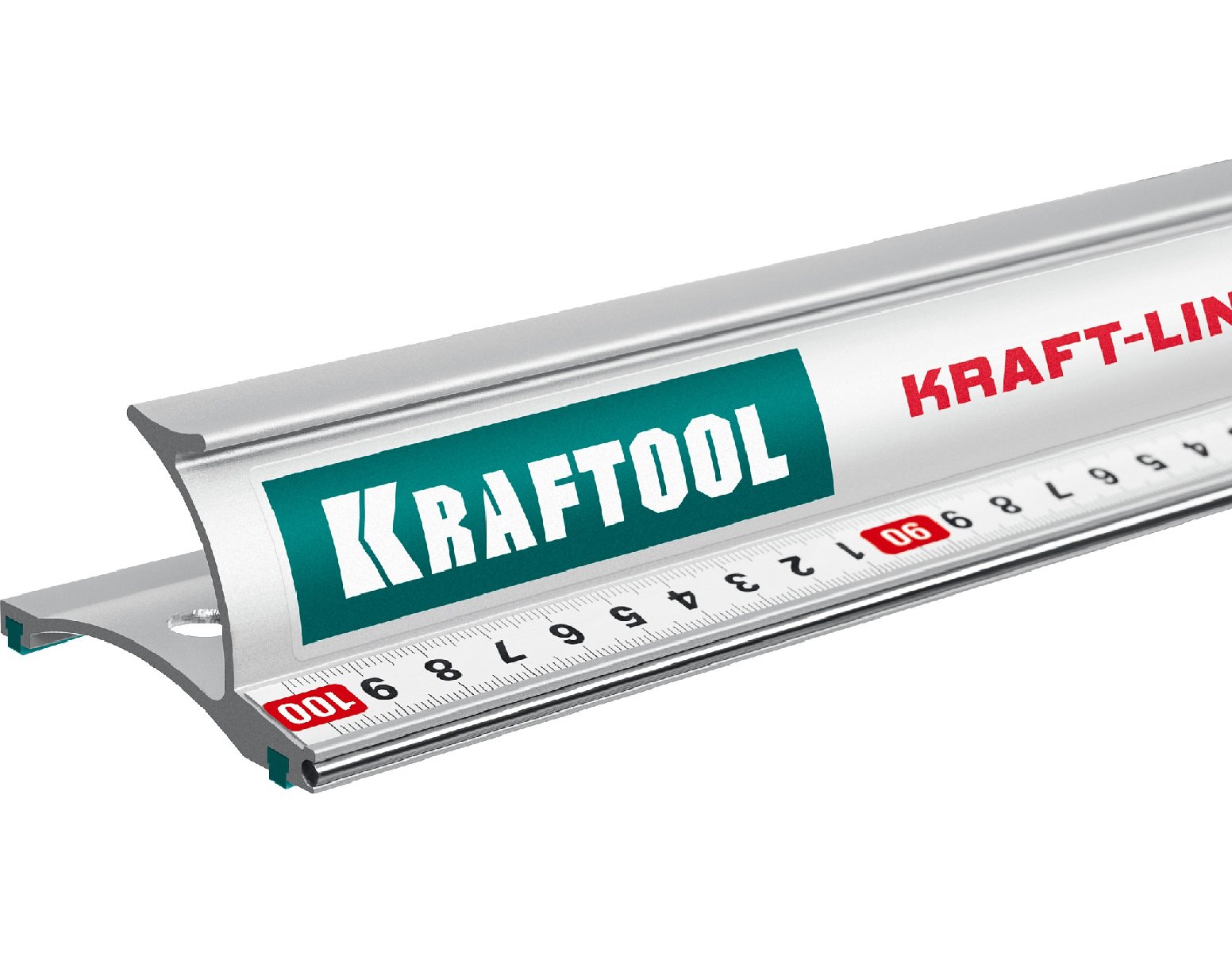 KRAFTOOL KRAFT-LINE, 1.0 м, усиленная алюминиевая линейка со стальной направляющей (34275-100) (34275-100)