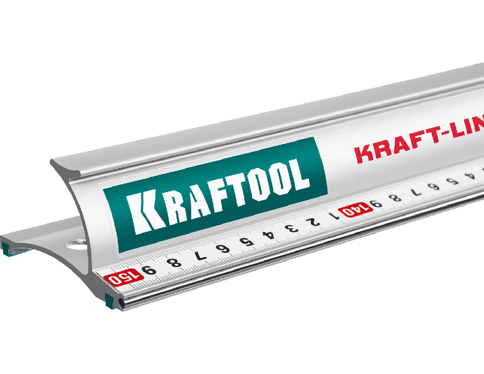 KRAFTOOL KRAFT-LINE, 1.5 м, усиленная алюминиевая линейка со стальной направляющей (34275-150) (34275-150)