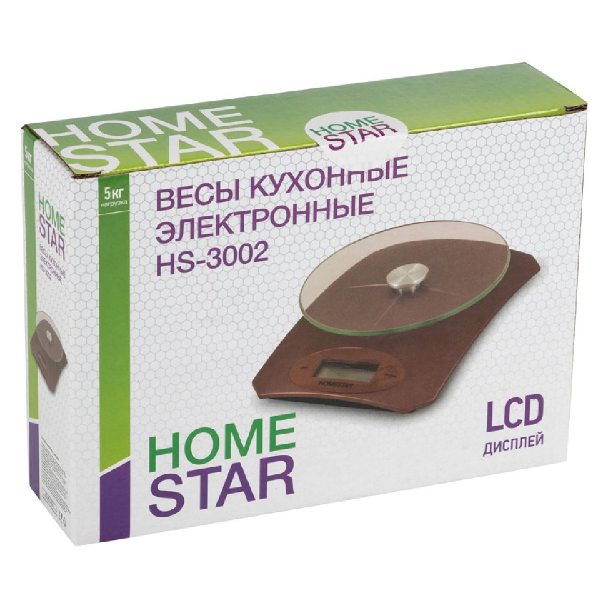 Homestar HS-3002 Электронные кухонные весы 5кг 1г (бежевые) (002663)