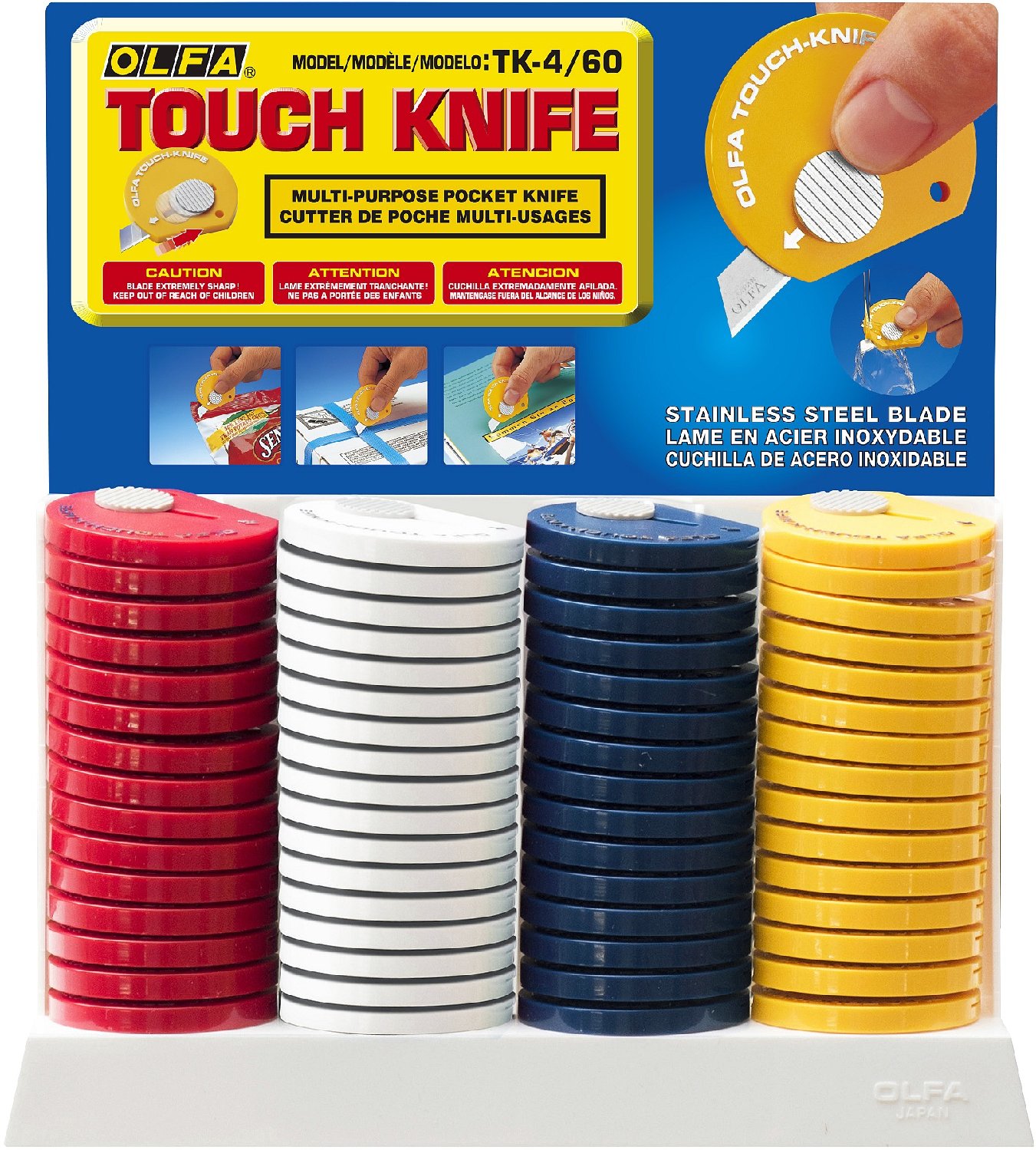 OLFA TOUCH-KNIFE компактный нож с нержавеющим лезвием (OL-TK-4) (OL-TK-4)