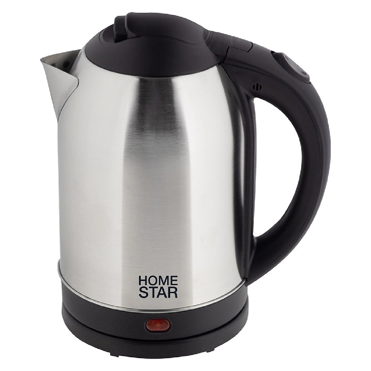 Homestar HS-1009 чайник электрический дисковый, 1.8л, 1500Вт, нержавеющая сталь (002829)