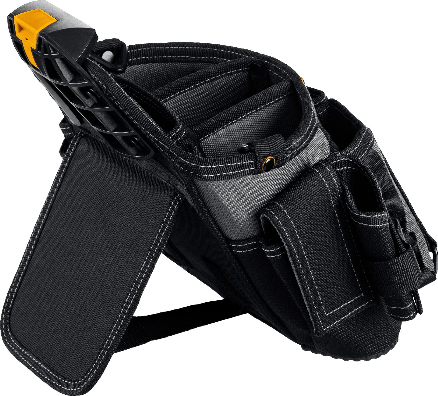 KRAFTOOL KPB-23 с быстросъемным креплением FastClip, плечевой ремень, 23 кармана и петли, 290 х 310 мм, поясная сумка (38766) (38766)