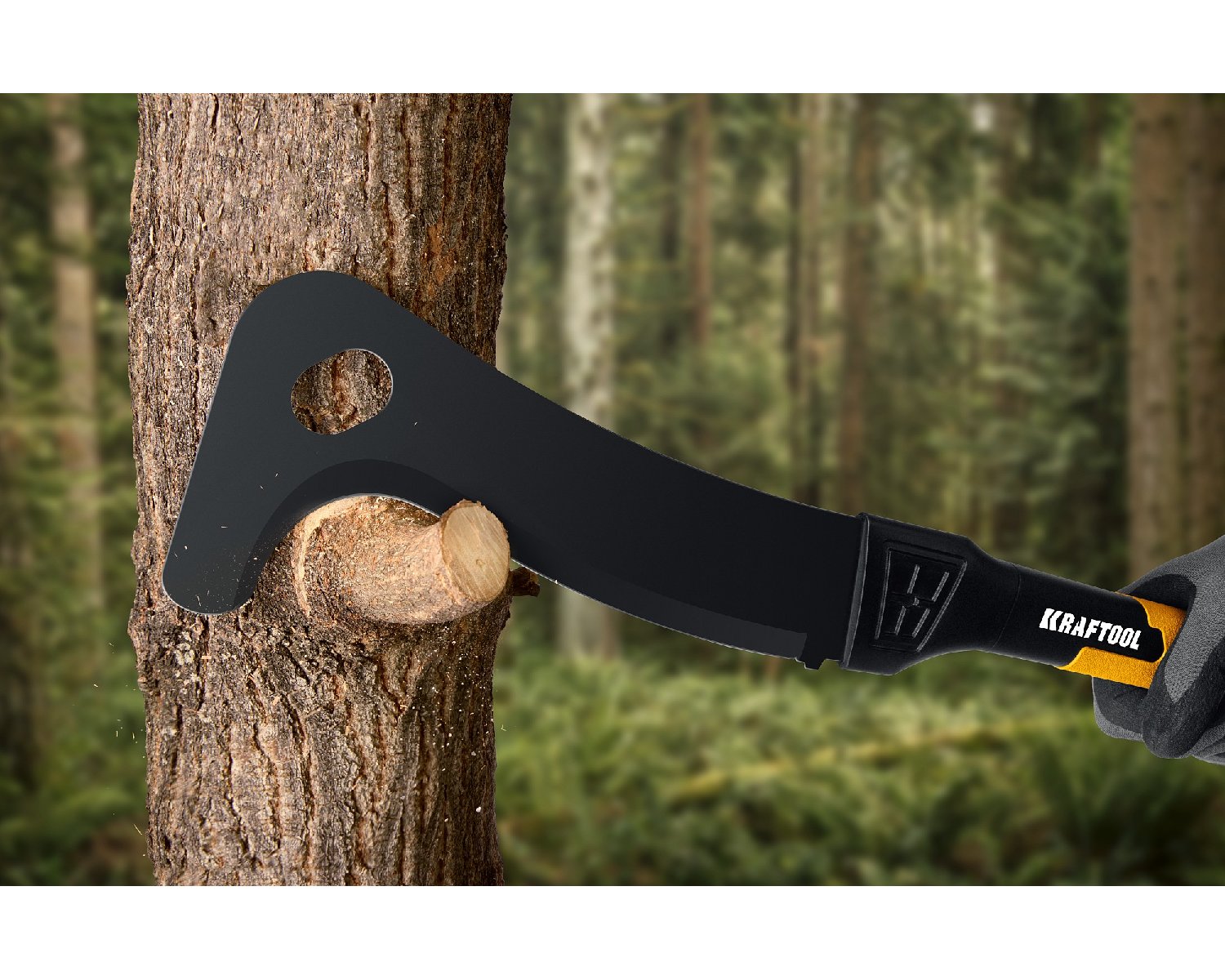 Садовый компактный секач KRAFTOOL Brush AXE 255 500мм (20805)