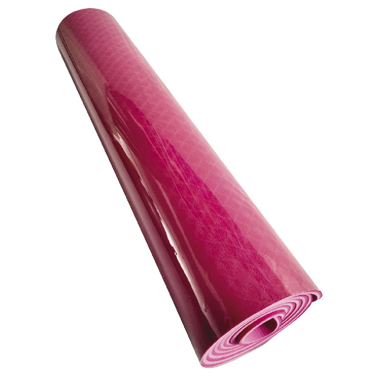 Коврик для йоги из TPE 183х61х0.6 розовый (002881)