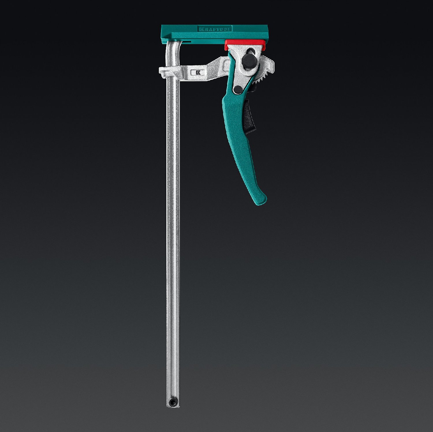 KRAFTOOL KRAFTFLEX, KLT-300, 300 60 мм, универсальная, цельнокованая, рычажная, быстрозажимная, в T-track струбцина (32331-300) (32331-300)