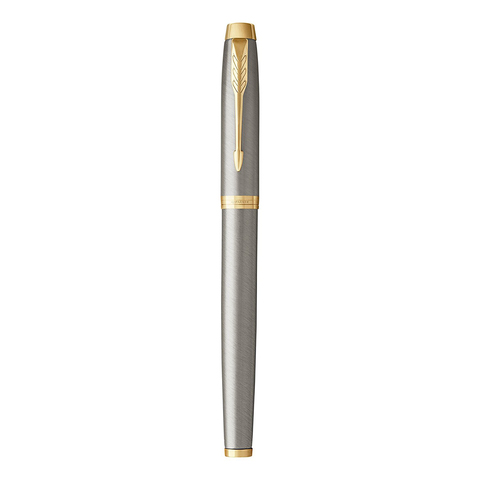Parker IM Core-Brushed Metal GT, ручка-роллер, F, BLx (1931663)