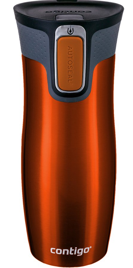 Термокружка Contigo West Loop (0,47 литра), оранжевая (contigo0198)