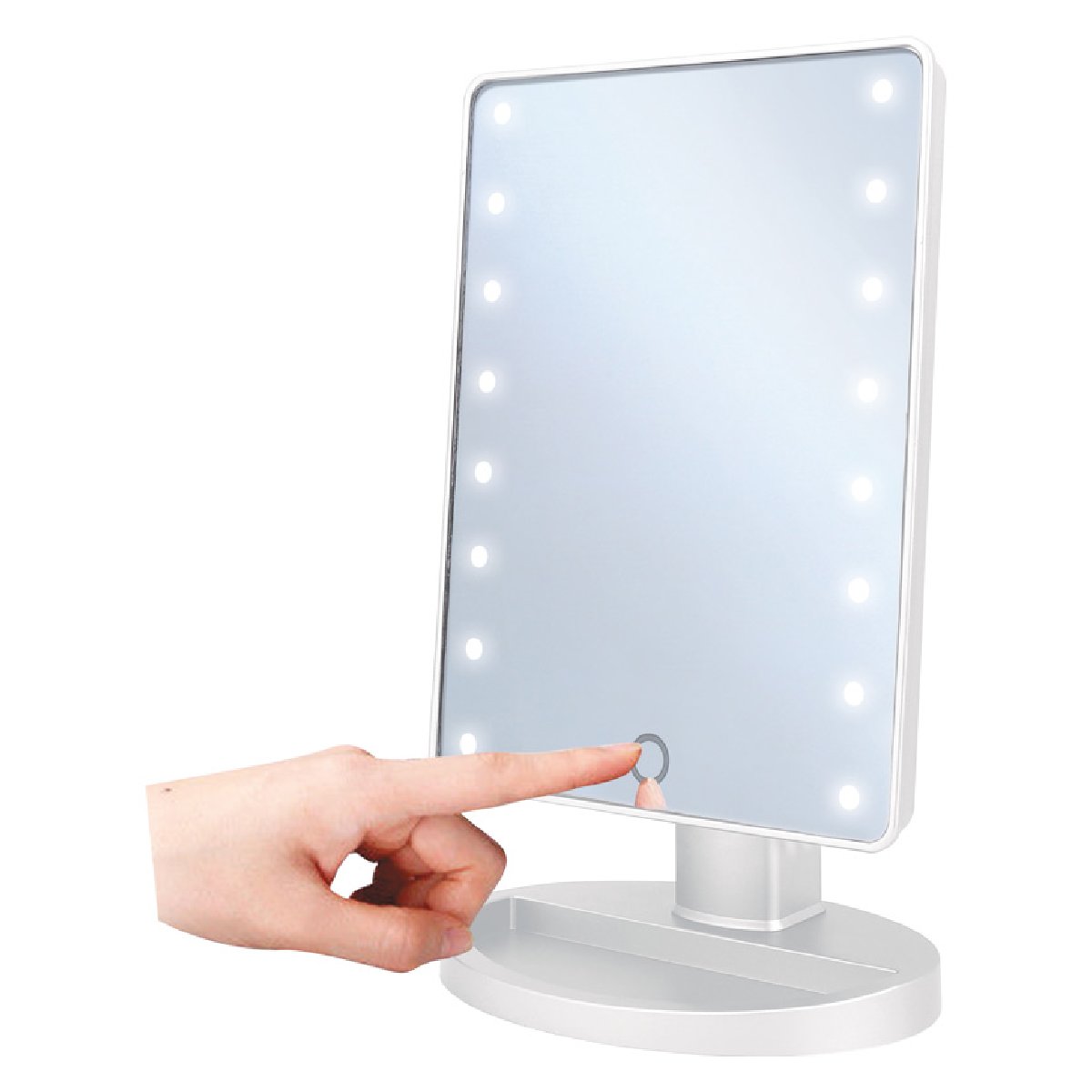 Зеркало косметическое ENERGY EN-704, LED подсветка (159940)